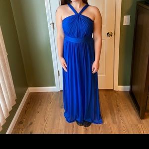 David’s Bridal Y Neck Dress